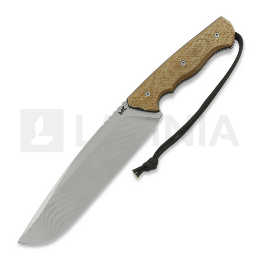 Coltello MK Knives & Tools Crowbar FTB Elmax, Natural Canvas Micarta