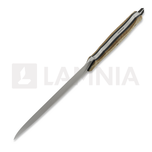 Нож MK Knives & Tools Crowbar FTB Elmax, Natural Canvas Micarta