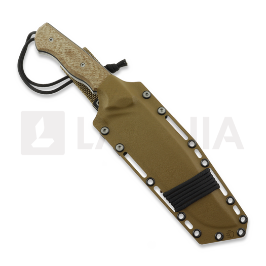 Нож MK Knives & Tools Crowbar FTB Elmax, Natural Canvas Micarta