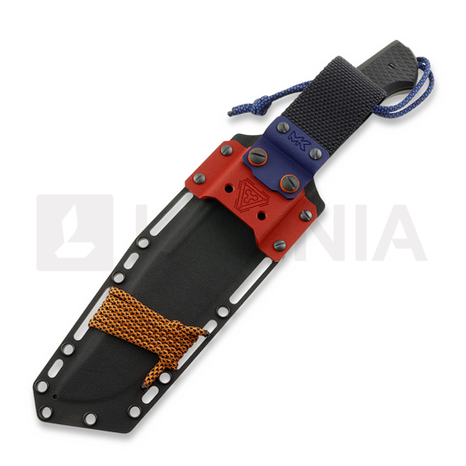 MK Knives & Tools Crowbar "Futurepunk K-Turtle Heart" veitsi, Black/Turtle G-10, DLC