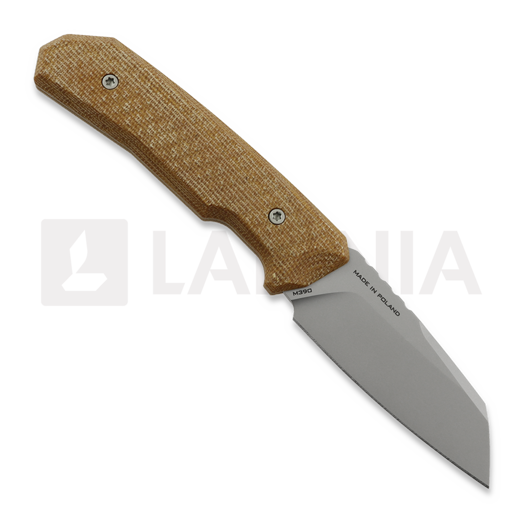 MK Knives & Tools Flin Expedition Natural Canvas Micarta knife