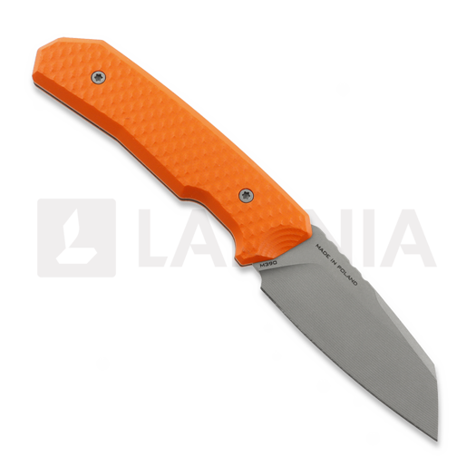 MK Knives & Tools Flin Expedition Orange G-10 & Black Liners peilis