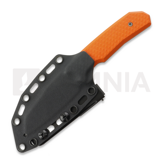 MK Knives & Tools Flin Expedition Orange G-10 & Black Liners peilis