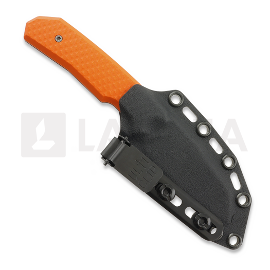 Couteau MK Knives & Tools Flin Expedition Orange G-10 & Black Liners