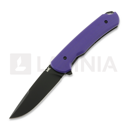 MK Knives & Tools Humbler Nightberry foldekniv, Black Stonewash