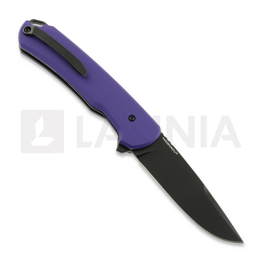 MK Knives & Tools Humbler Nightberry sulankstomas peilis, Black Stonewash