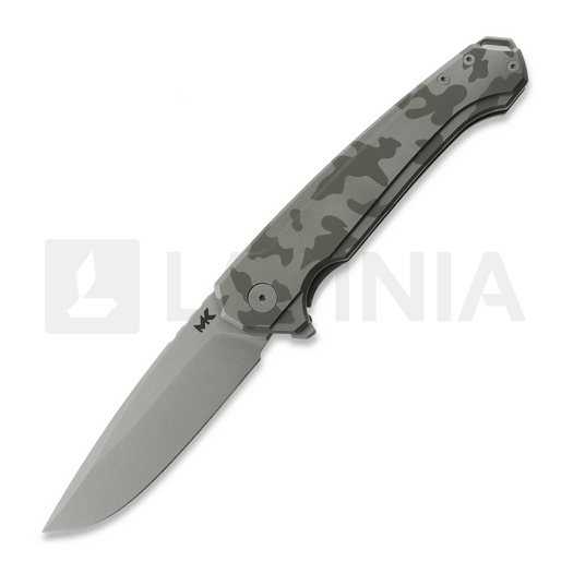 MK Knives & Tools Ingeni MT Camo foldekniv, Grey/Shadow Brown Titanium