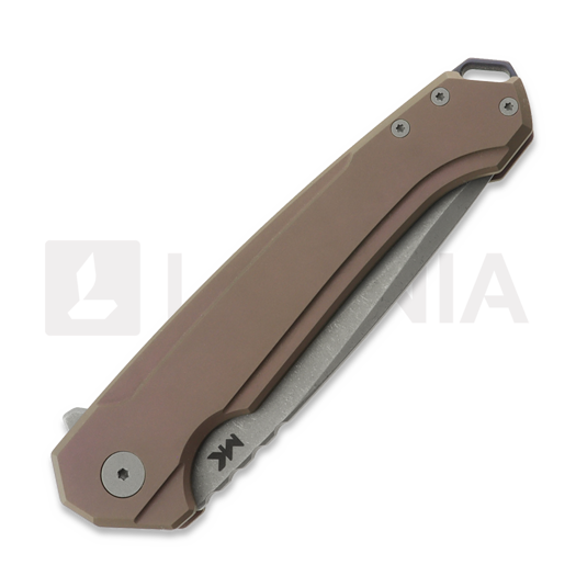 MK Knives & Tools Ingeni MT Candy sulankstomas peilis, Pink & Purple Titanium