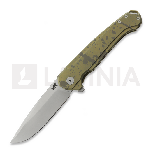Складной нож MK Knives & Tools Ingeni MT Scatter #2, Brass Green Titanium