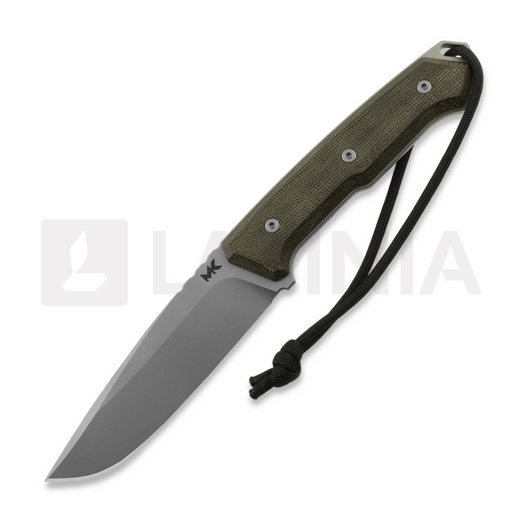 MK Knives & Tools Nomad 2nd Prototype Run knife, Green Micarta