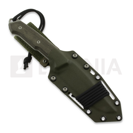 MK Knives & Tools Nomad 2nd Prototype Run kniv, Green Micarta