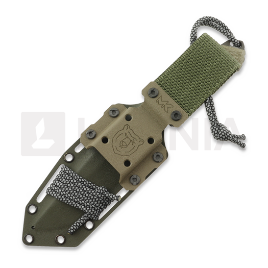 MK Knives & Tools Nomad FTB Elmax veitsi, OD Green Canvas Micarta