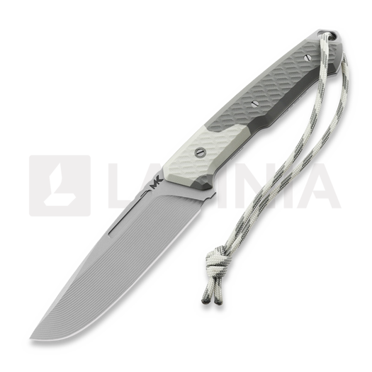 MK Knives & Tools Nomad "FuturePunk" knife, Two-tone Gray G-10, Blasted