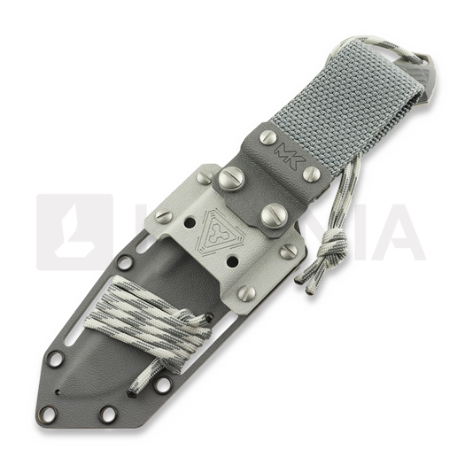 MK Knives & Tools Nomad "FuturePunk" veitsi, Two-tone Gray G-10, Blasted