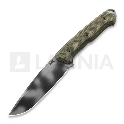 Ніж MK Knives & Tools Nomad Prototype, Green Canvas Micarta, Camo PVD