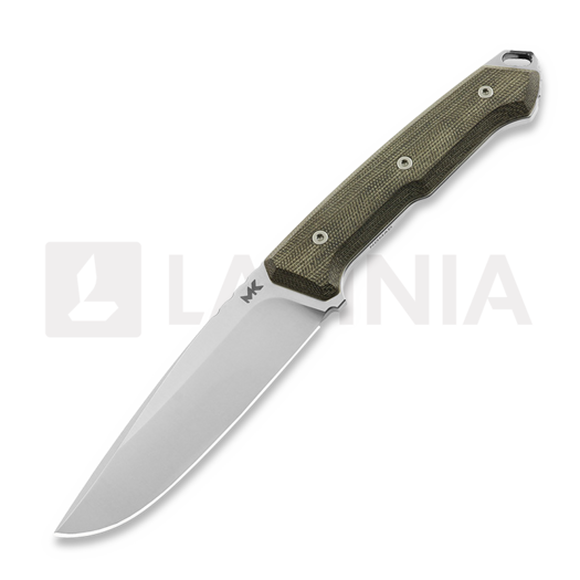 MK Knives & Tools Nomad Prototype nož, Green Canvas Micarta, Satin