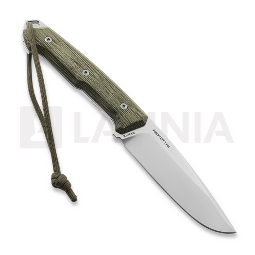 Нож MK Knives & Tools Nomad Prototype, Green Canvas Micarta, Satin