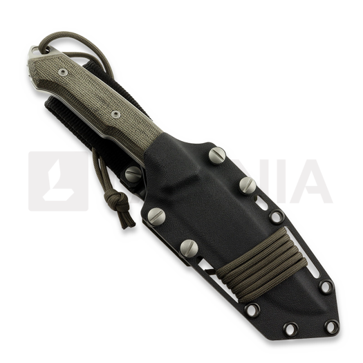 Нож MK Knives & Tools Nomad Prototype, Green Canvas Micarta, Satin