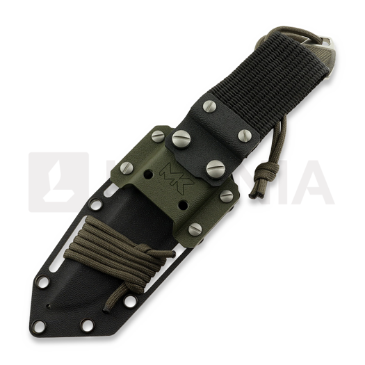 Нож MK Knives & Tools Nomad Prototype, Green Canvas Micarta, Satin