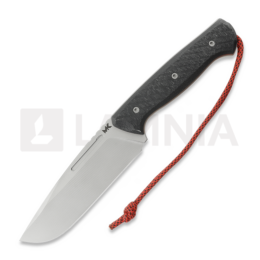 Nóż MK Knives & Tools Rambler FTB Elmax, Black Canvas Micarta