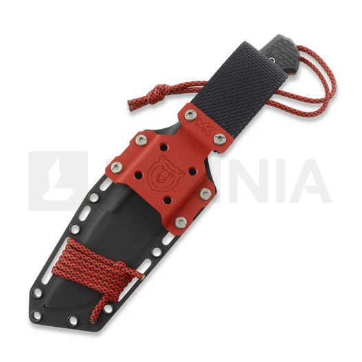 MK Knives & Tools Rambler FTB Elmax knife, Black Canvas Micarta