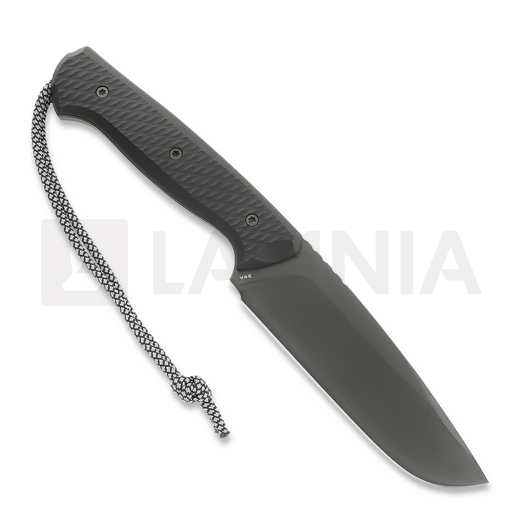 MK Knives & Tools Rambler FTB V4E knife, Black Richlite