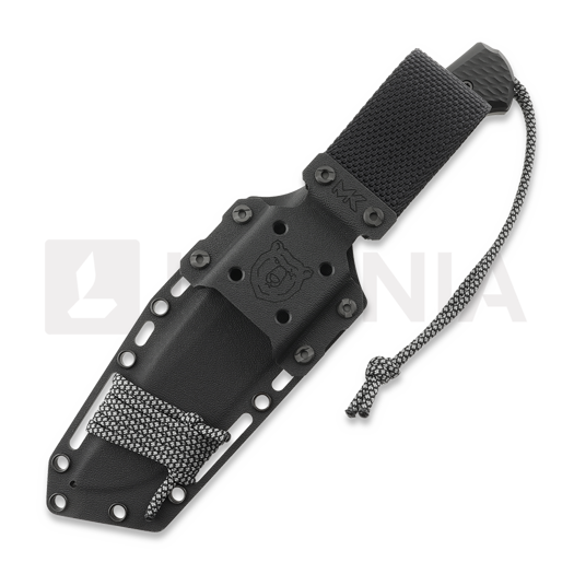 MK Knives & Tools Rambler FTB V4E knife, Black Richlite