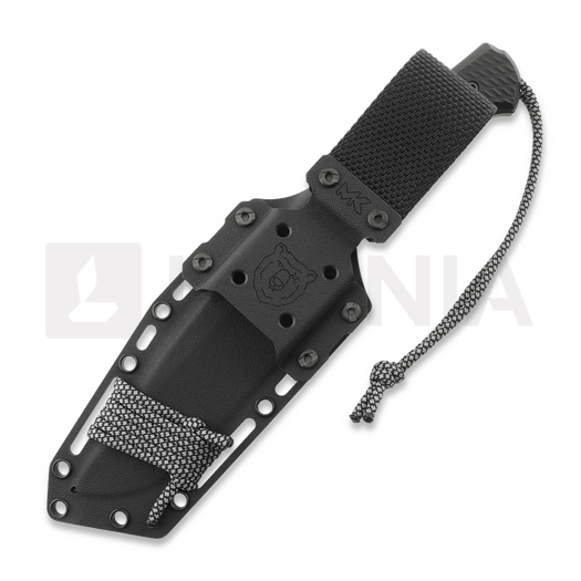 MK Knives & Tools Rambler FTB V4E knife, Black Richlite