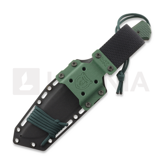 MK Knives & Tools Rambler FTB V4E knife, Green G-10