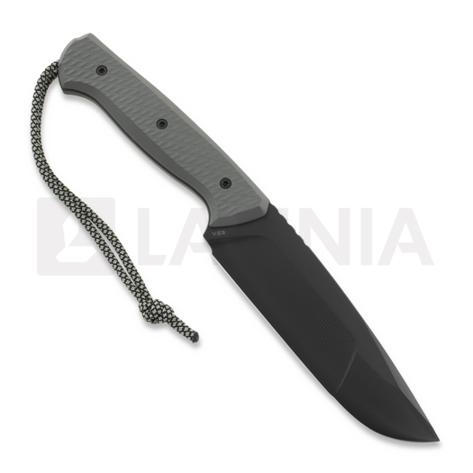 MK Knives & Tools Rambler Postapo veitsi, Charcoal Grey G-10