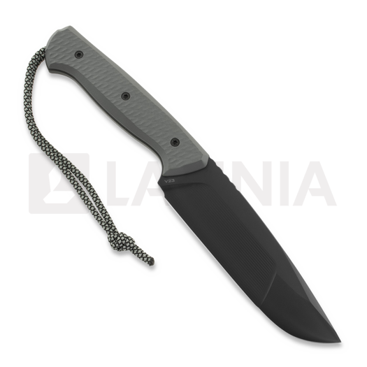 MK Knives & Tools Rambler Postapo peilis, Charcoal Grey G-10