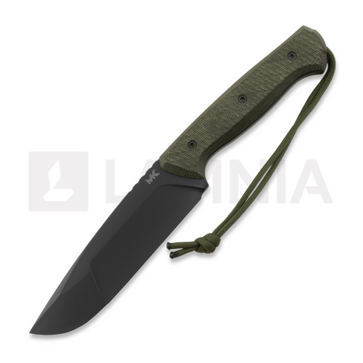 Cuchillo MK Knives & Tools Rambler Postapo, Green Micarta/Black G-10