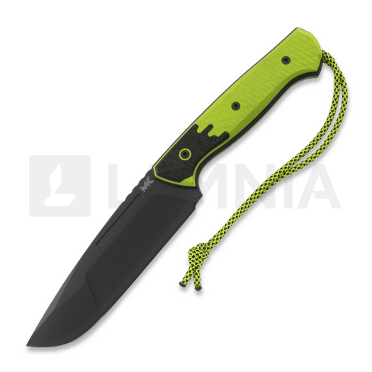 Coltello MK Knives & Tools Rambler Postapo, Toxic Green/Black G-10