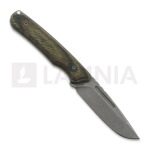 MK Knives & Tools Scout "FTB" veitsi, Camo Canvas Micarta/Black G-10 Liners, Acid SW