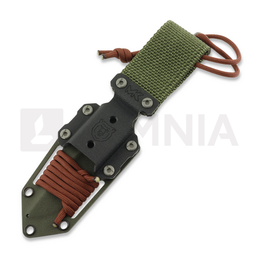 MK Knives & Tools Scout "FTB" peilis, Camo Canvas Micarta/Black G-10 Liners, Acid SW