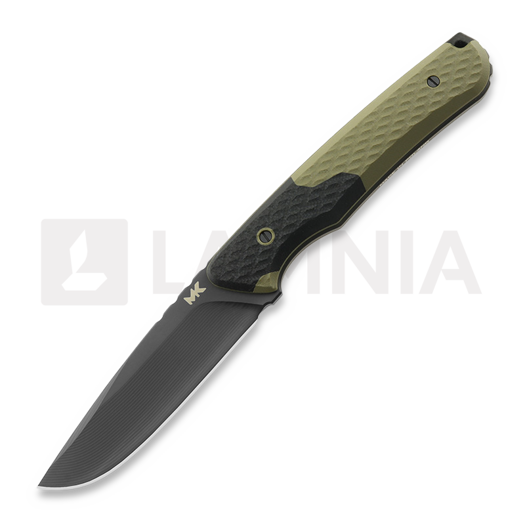Nóż MK Knives & Tools Scout "Futurepunk", Olive Green/Black G-10, DLC