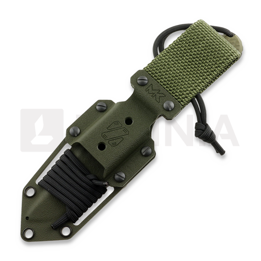 MK Knives & Tools Scout "Futurepunk" kniv, Olive Green/Black G-10, DLC