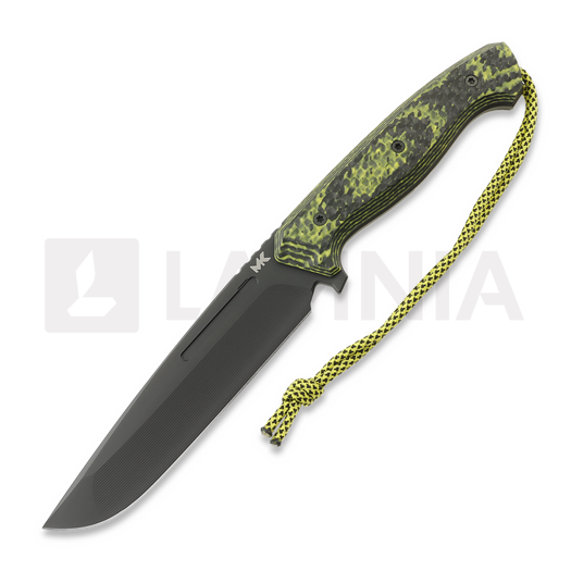 MK Knives & Tools Sentinel FT Postapo DLC V4E knife, Yellow BreezyWaves