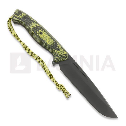 MK Knives & Tools Sentinel FT Postapo DLC V4E knife, Yellow BreezyWaves