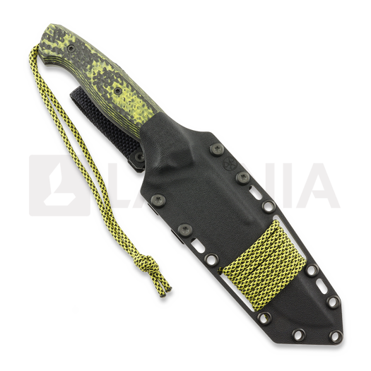 MK Knives & Tools Sentinel FT Postapo DLC V4E knife, Yellow BreezyWaves