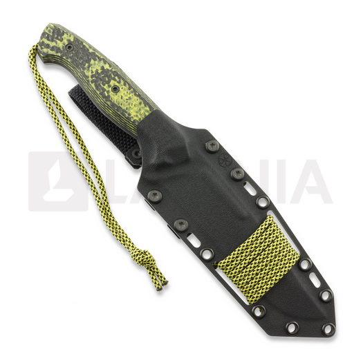 MK Knives & Tools Sentinel FT Postapo DLC V4E knife, Yellow BreezyWaves