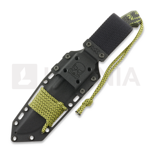 MK Knives & Tools Sentinel FT Postapo DLC V4E knife, Yellow BreezyWaves