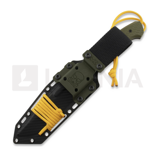 MK Knives & Tools Sentinel "Postapo", OD Green/Yellow G-10, DLC