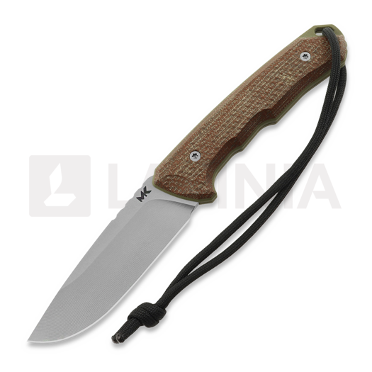 Nóż MK Knives & Tools Venn "Camp Ant", Brown Micarta/OD Green G-10, Blasted