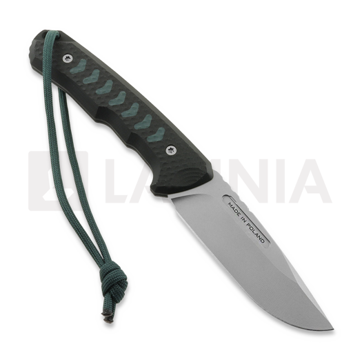 MK Knives & Tools Venn "FTB" peilis, Black/Forest Green G-10, Glass Blasted