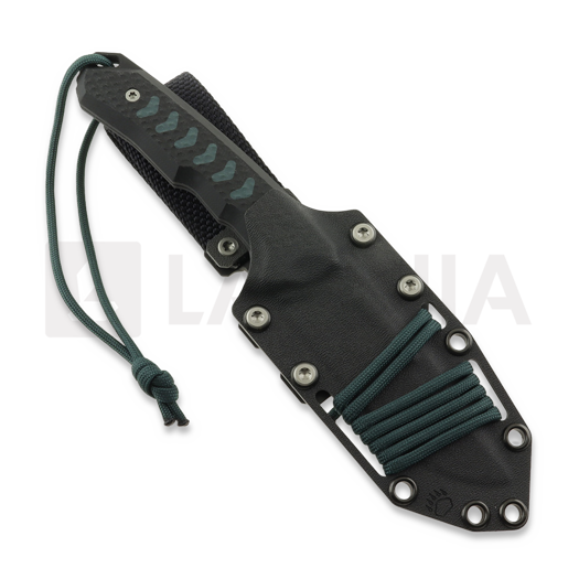 MK Knives & Tools Venn "FTB" veitsi, Black/Forest Green G-10, Glass Blasted