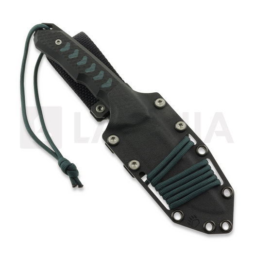 MK Knives & Tools Venn "FTB" peilis, Black/Forest Green G-10, Glass Blasted