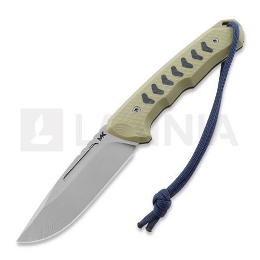 Couteau MK Knives & Tools Venn "FTB", Desert Tan G-10, Glass Blasted