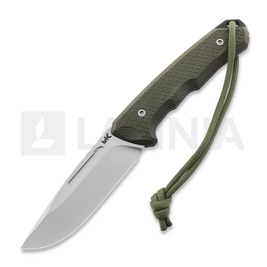 MK Knives & Tools Venn "FTB" kniv, Ranger Green Micarta, Blasted