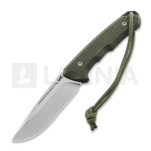 MK Knives & Tools Venn "FTB" kniv, Ranger Green Micarta, Blasted
